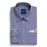 MTF Finance Approved Dealership - 1637WHL Gingham Check Long Sleeve Shirt - Womens
